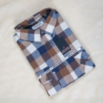 Pierre Cardin Flannel Check Shirt – Autumn Mocha