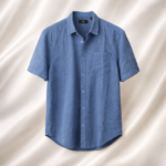 C&A Original Blue Textured Shirt - Image 2