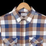 Export Autumn Mocha Flannel Check Shirt