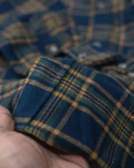 Pierre Cardin Midnight Rust Flanel Check Shirt 3
