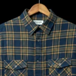 Pierre Cardin Export Midnight Rust Flannel Check Shirt