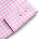 MARVELO Pink Check Relaxed Fit Formal Shirt – Premium Cotton Blend Shirt - Image 4