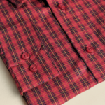 MARVELO Premium Maroon Check Formal Shirt