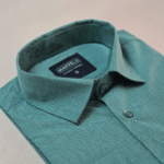 MARVELO Premium Green Relaxed Fit Formal Shirt for Men – Cotton Blend Office Wear - Image 2