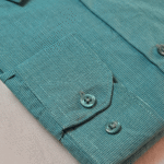 MARVELO Premium Green Relaxed Fit Formal Shirt for Men – Cotton Blend Office Wear - Image 4