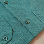 MARVELO Premium Green Relaxed Fit Formal Shirt for Men – Cotton Blend Office Wear - Image 3