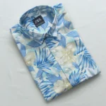 Export Half Sleeve AirLite Tropic Cotton Poplin Shirt - Image 7