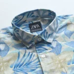 Export Half Sleeve AirLite Tropic Cotton Poplin Shirt