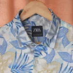Export Half Sleeve AirLite Tropic Cotton Poplin Shirt - Image 3