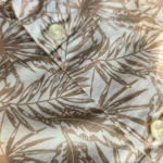 Men’s Beige Tropical Print Cotton Shirt – Half Sleeve Summer Casual - Image 4