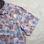 MARVELO Half Sleeve AirLite Floral Cotton Poplin Shirt - Image 4