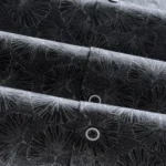 Export Half Sleeve Midnight Black Leaf Print Cotton Shirt - Image 5