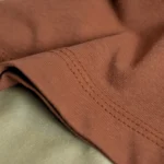 Marvelo Beige & Rust Premium Cotton Raglan T-Shirt