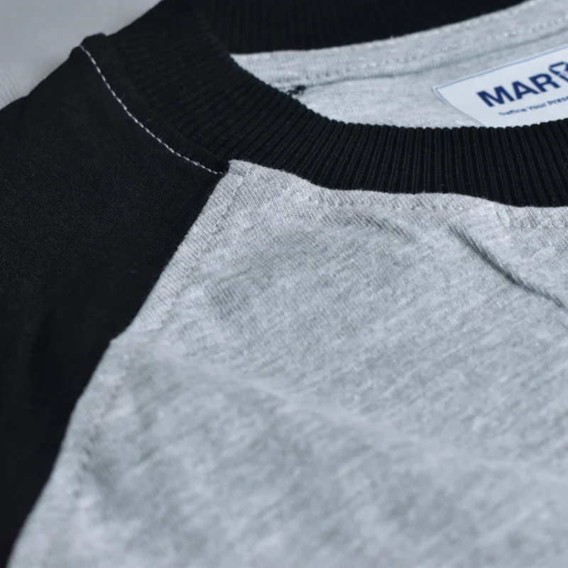 Marvelo-Heather-Grey-Black-Premium-Cotton-Raglan-T-Shirt