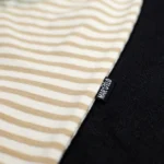 Marvelo Premium Beige & White Striped T-Shirt