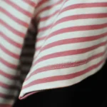 Marvelo Premium White & Pink Block-Stripe T-Shirt