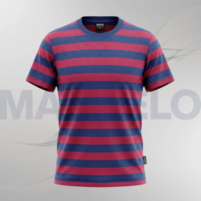 Maroon Stripe Tshirt