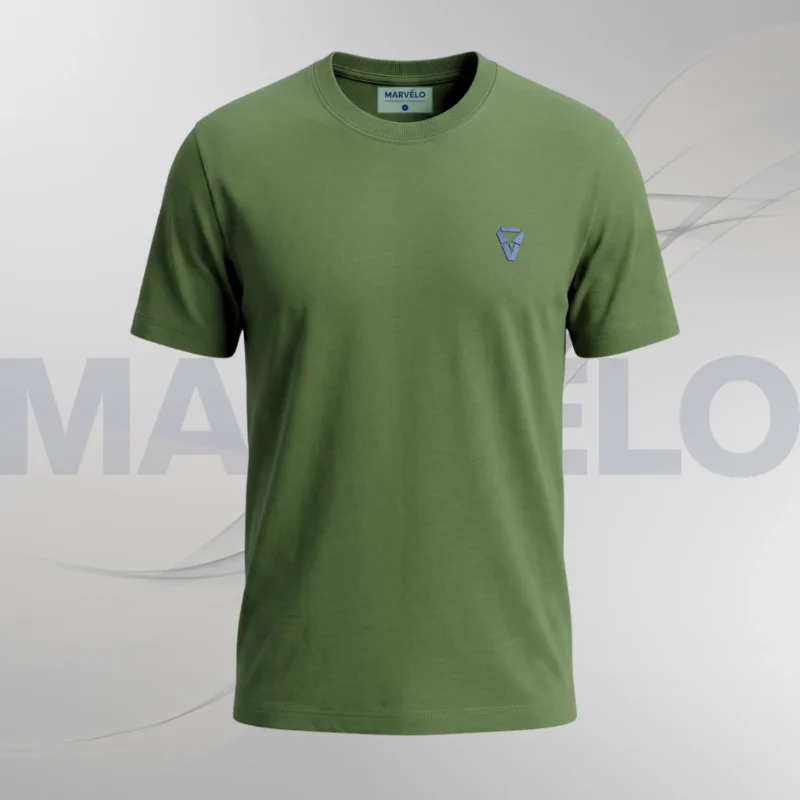 Olive Solid Tshirt
