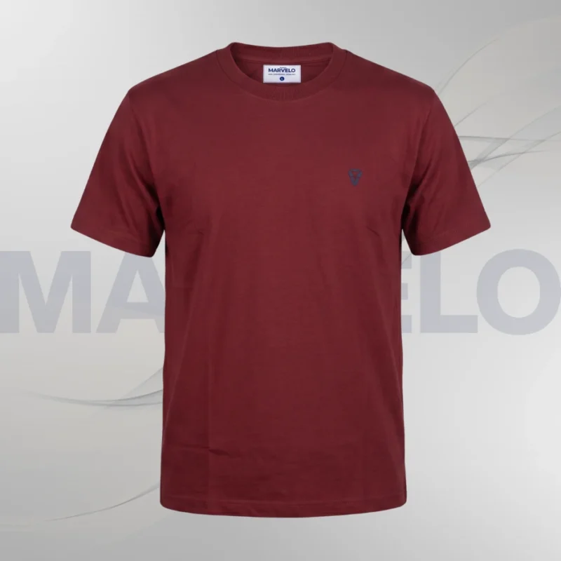 Maroon Solid Tshirt