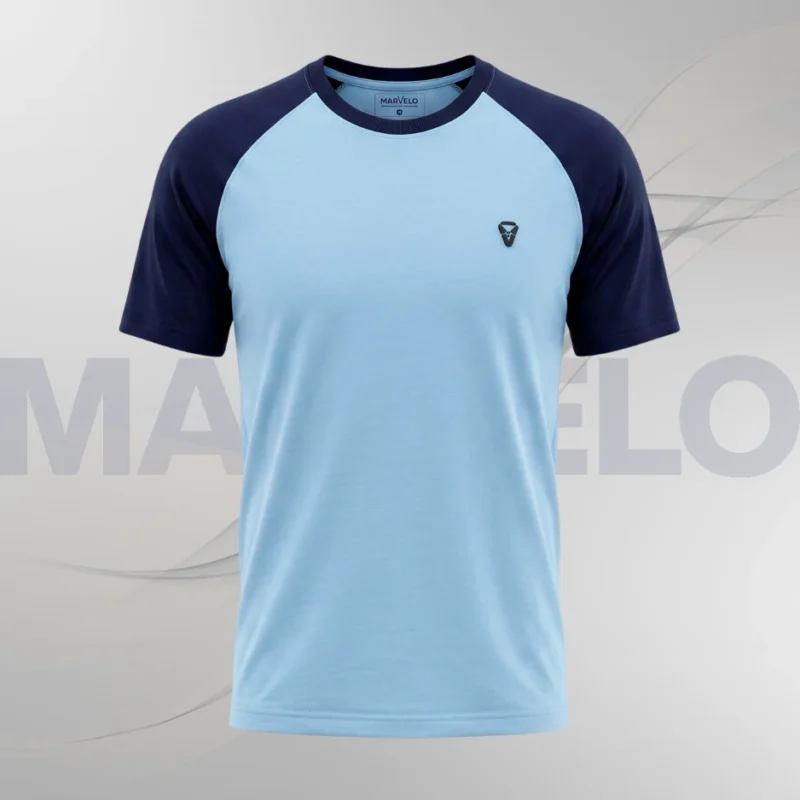 Sky Navy Reglan Tshirt