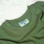 Olive Premium half sleeve Solid T-shirt | Marvelo - Image 2