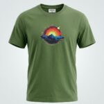 Marvelo Cosmic Green Streetwear T-Shirt