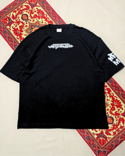 Marvelo Cropped Body Drop Shoulder NFS Most Wanted Black T-Shirt